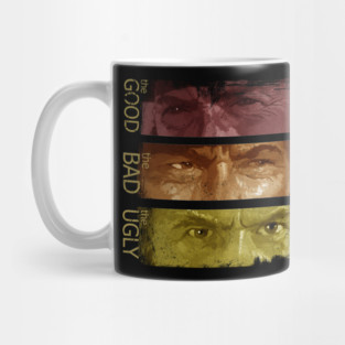 the good the bad and the ugly retro Mug