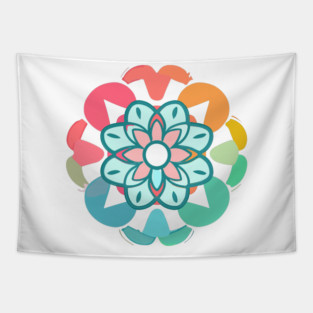 mandala Clamber drawingmandala Surge standing Tapestry