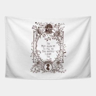 Jane Austen Pride And Prejudice Quote Mr. Darcy Proposal - literature quote Tapestry