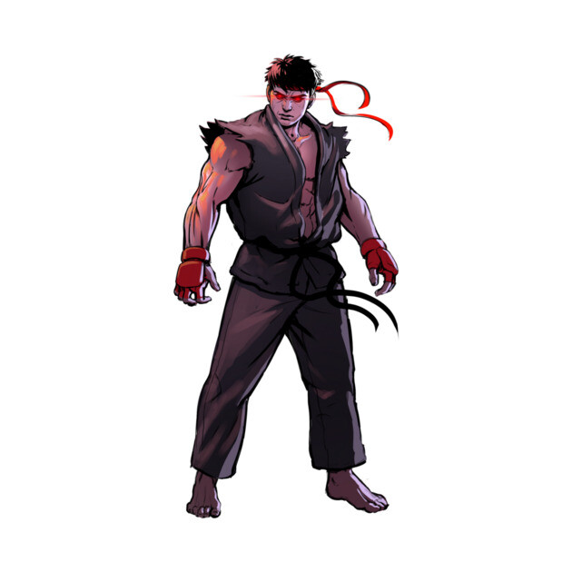 Evil Ryu by ohshirtdotnet