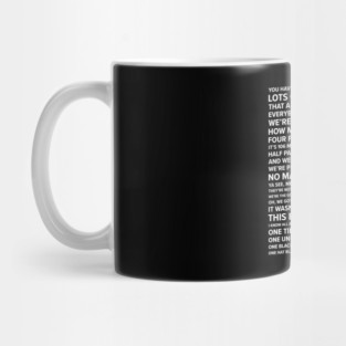 Blues Brother Quotes Mug
