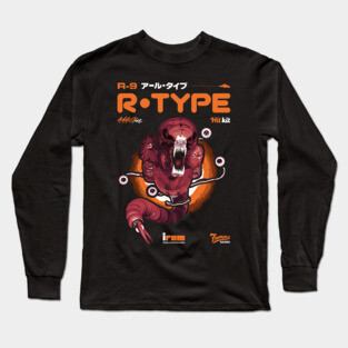 R-type Retro Arcade Vintage Long Sleeve T-Shirt