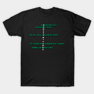 The Green Lantern Oath T-Shirt
