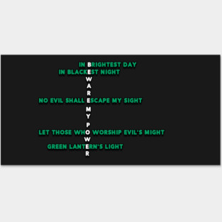 The Green Lantern Oath Posters and Art