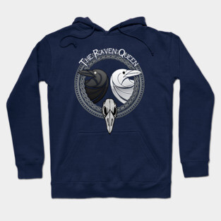 Lady of Fates Goddess of Ravens Fantasy Art Dark Deity Hoodie