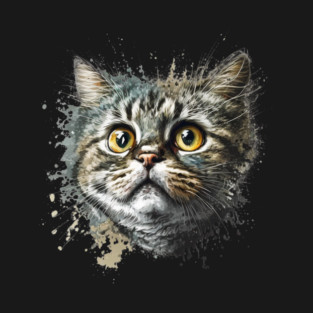 Cat Illustration, Cute Cat, Love Cats T-Shirt