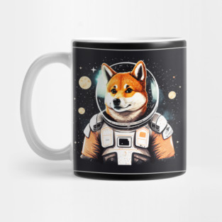 Shiba Inu Dog, Astronaut, Funny Dog Lover Mug