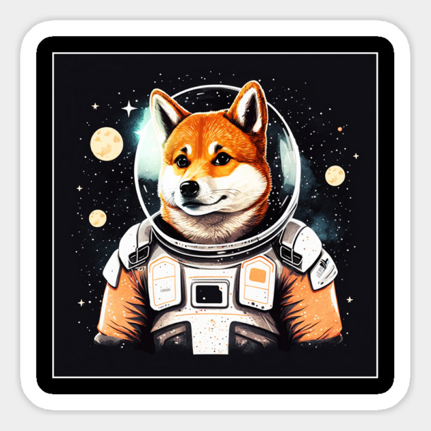 Shiba Inu Dog, Astronaut, Funny Dog Lover Magnet by logiamerch