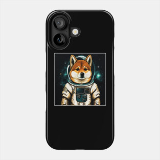 Shiba Inu Dog, Astronaut, Funny Dog Lover Phone Case