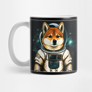 Shiba Inu Dog, Astronaut, Funny Dog Lover Mug