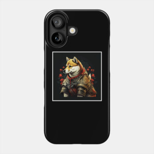Shiba Inu dog, Samurai, Funny Dog Lover Phone Case