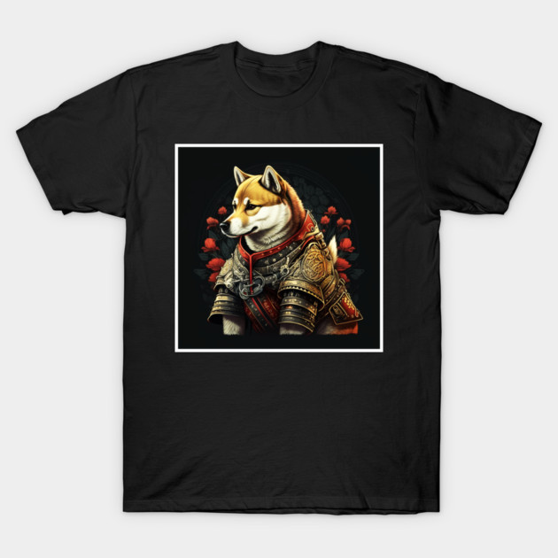 Shiba Inu dog, Samurai, Funny Dog Lover T-Shirt by logiamerch