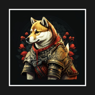 Shiba Inu dog, Samurai, Funny Dog Lover T-Shirt