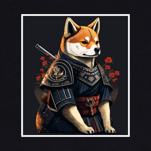 Shiba Inu dog, Samurai, Funny Dog Lover by logiamerch