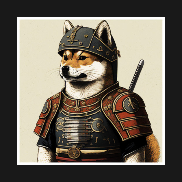 Shiba Inu dog, Samurai, Funny Dog Lover by logiamerch
