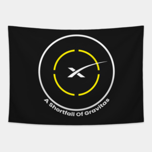 A Shortfall Of Gravitas - SpaceX Landing Droneship Tapestry
