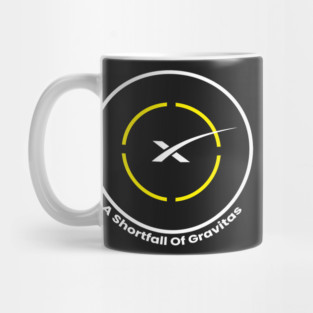 A Shortfall Of Gravitas - SpaceX Landing Droneship Mug
