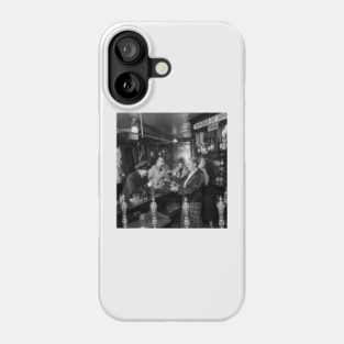 Men and women at the pub Phone Case