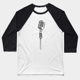 Microphone Baseball T-Shirt