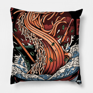 Ramen Dragon Pillow