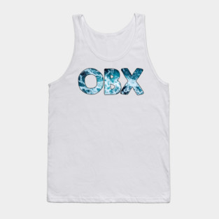 OBX- outerbanks ocean typography Tank Top