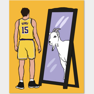 Austin Reaves Mirror GOAT Posters and Art