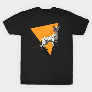 Cyborg Siamese Cat T-Shirt