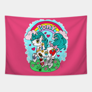 Tat Pony Tapestry