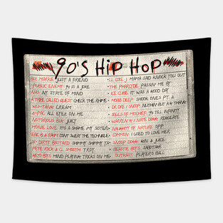 90s Hip Hop Tape Cassette Tapestry