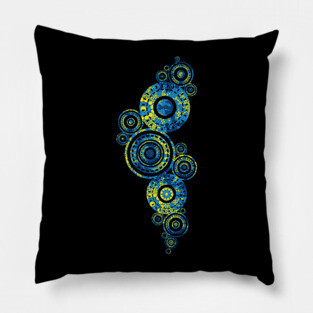 Aboriginal Art - Paisley Design Pillow