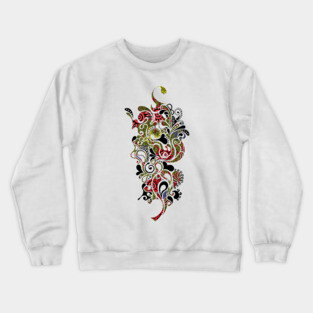 Aboriginal Art - Paisley Design Crewneck Sweatshirt