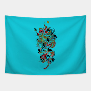 Aboriginal Art - Paisley Design Tapestry