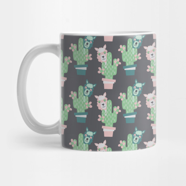 Llama Drama Cactus Pattern by The WYLD Tribe