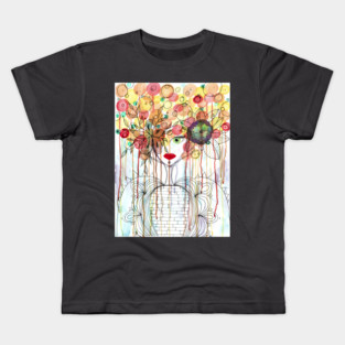 Victorian Punk Watercolor Kids T-Shirt