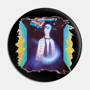 WKLS 96 Rock Atlanta Homecookin' II 1981 LP Cover Pin