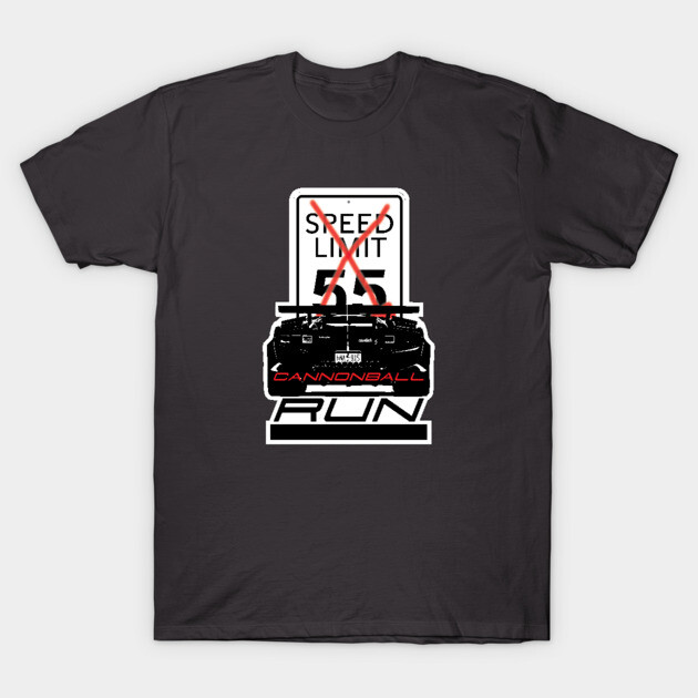 Cannonball Run T-Shirt by Robot Art