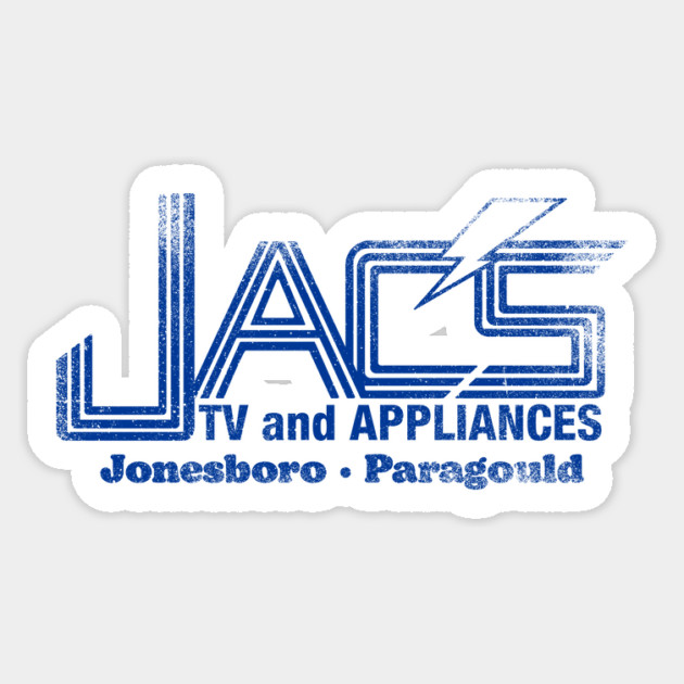 Jac's TV and Appliances Sticker by rt-shirts