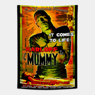 Boris Karloff The Mummy Tapestry
