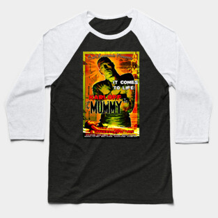 Boris Karloff The Mummy Baseball T-Shirt