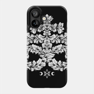 Leviathan Cross White - Goth Occult Phone Case