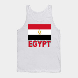 The Pride of Egypt - Egyptian Flag Design Tank Top