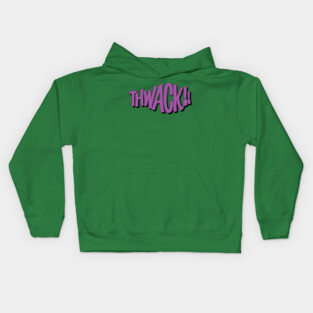 THWACK!! Fighting Sounds Kids Hoodie