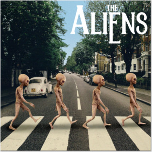 Aliens Abbey Road Posters and Art