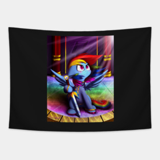 Guardian Loyalty (Rainbow Dash - My Little Pony) Tapestry