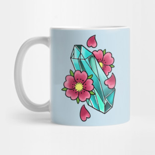 Crystal Flowers Mug