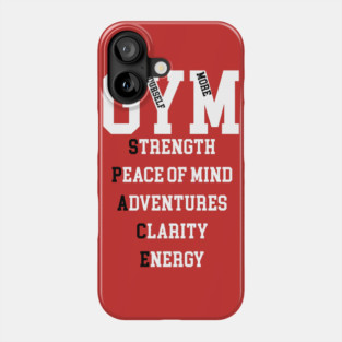Workout motivation Phone Case