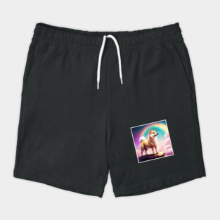 Shiba Inu Dog, Magical Land, Fantasy Shorts
