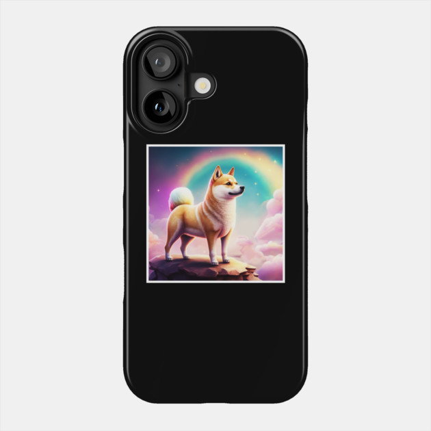 Shiba Inu Dog, Magical Land, Fantasy Phone Case by logiamerch