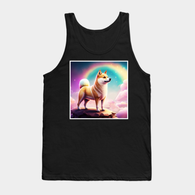 Shiba Inu Dog, Magical Land, Fantasy Tank Top by logiamerch