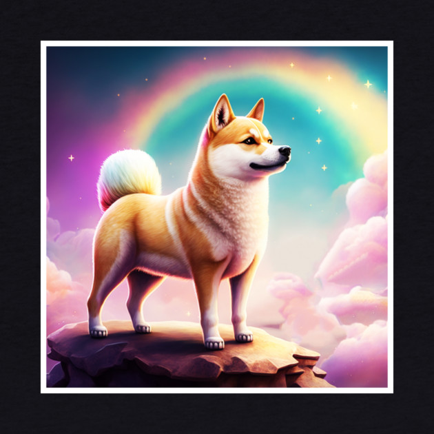 Shiba Inu Dog, Magical Land, Fantasy by logiamerch